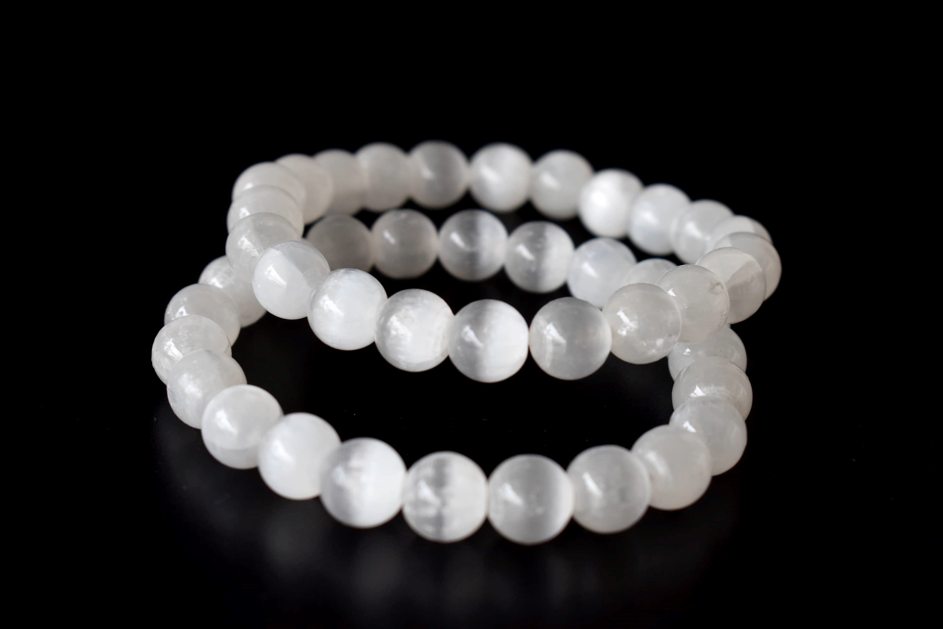Selenite Bracelet (Aura Cleansing and Connection )  DestGlow