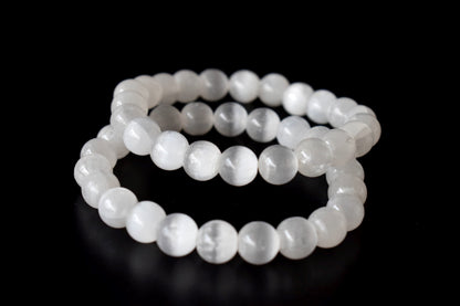 Selenite Bracelet (Aura Cleansing and Connection )  DestGlow