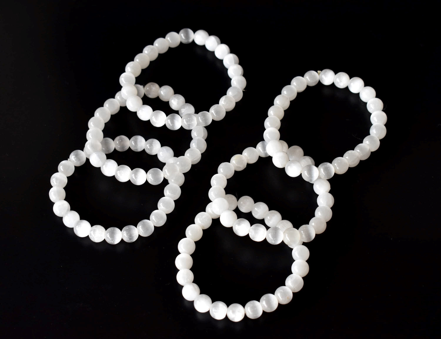Selenite Bracelet (Aura Cleansing and Connection )  DestGlow