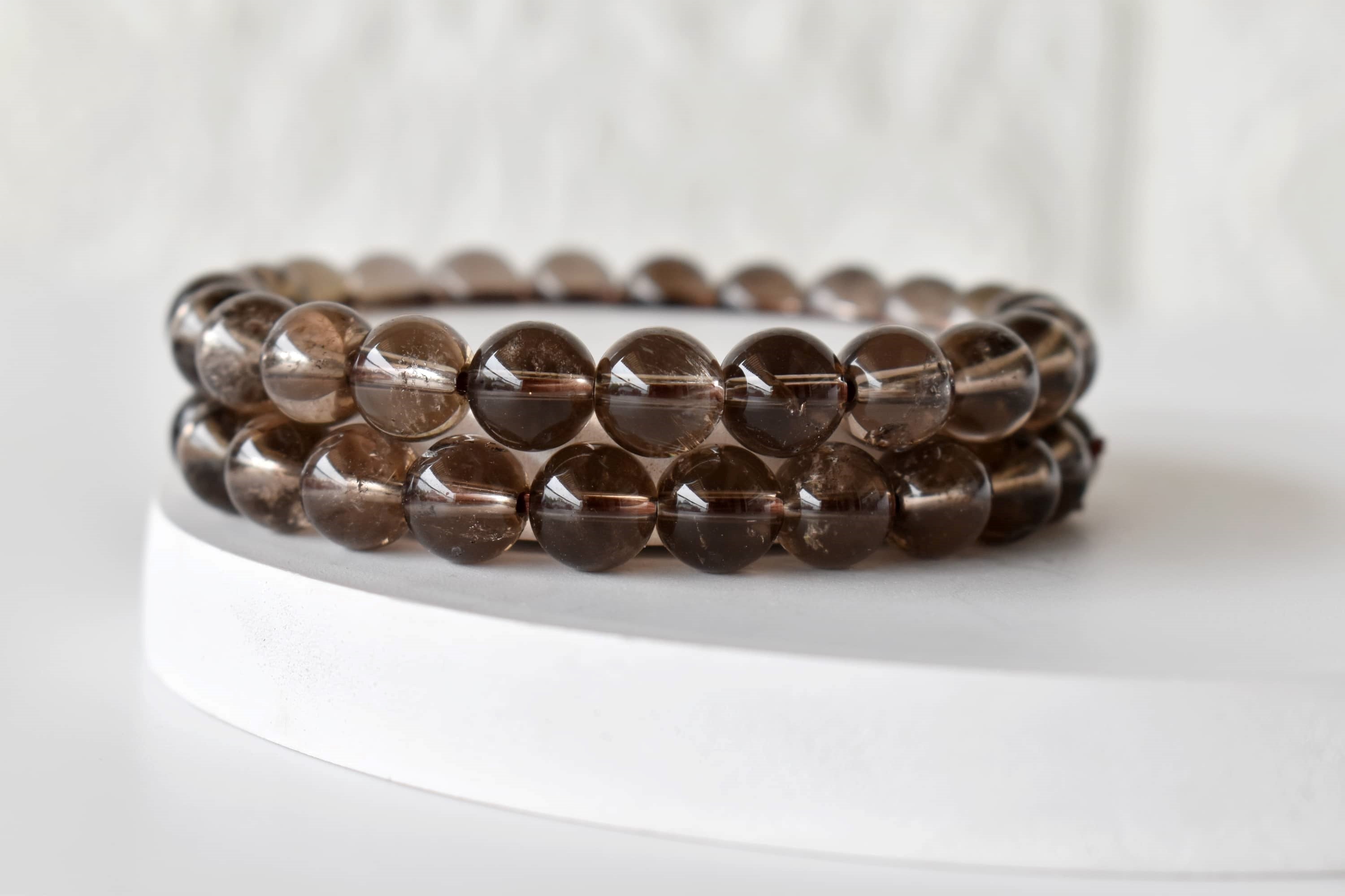 Smokey Quartz Bracelet (Depression and Abundance)  DestGlow
