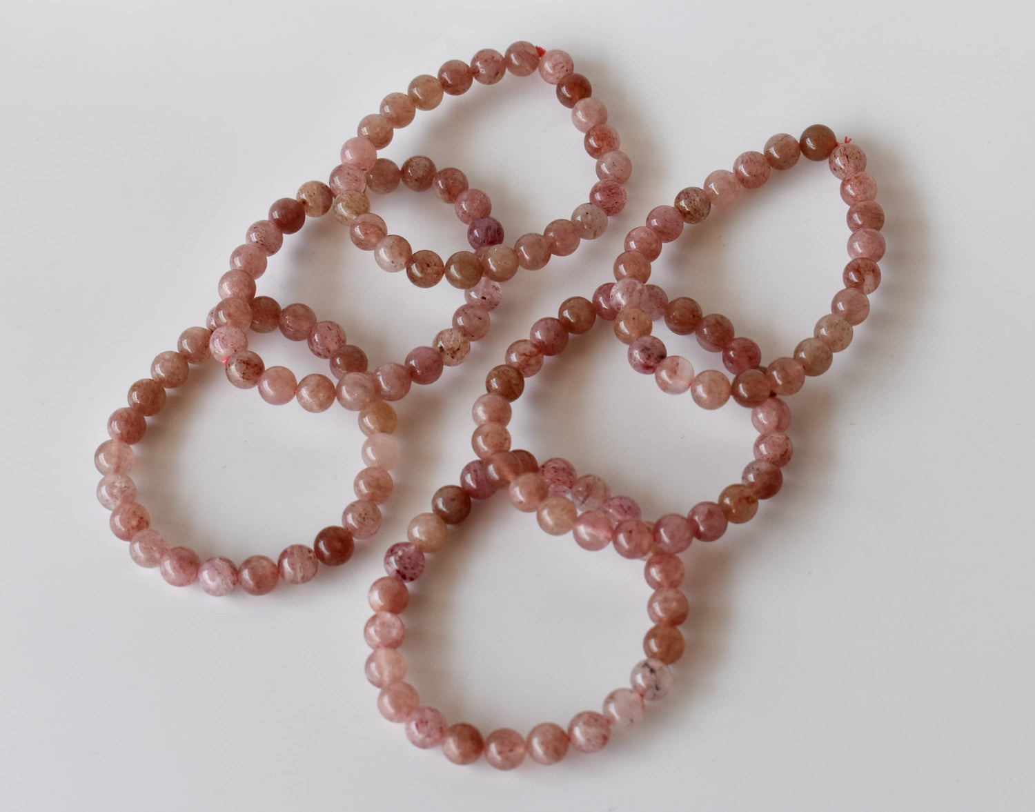 Strawberry Quartz Bracelet (Attraction and Emotional Calmness)  DestGlow