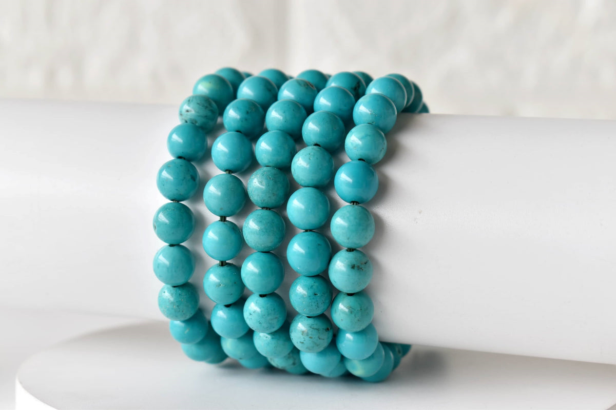 Turquoise Howlite Bracelet (Dream Recall and Patience)  DestGlow