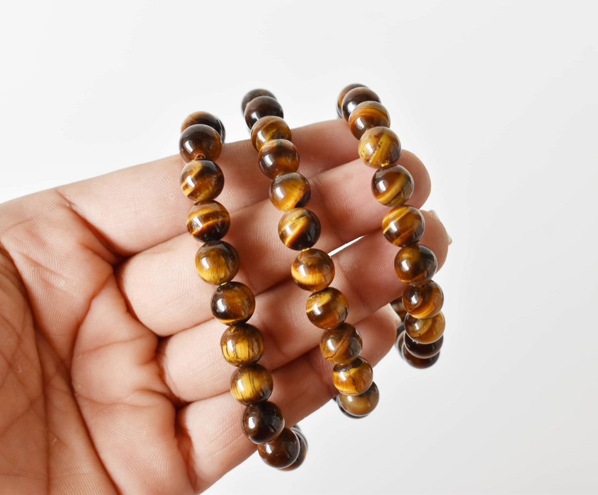 Tiger Eye Bracelet (Spiritual Stability and Self-Confidence)  DestGlow