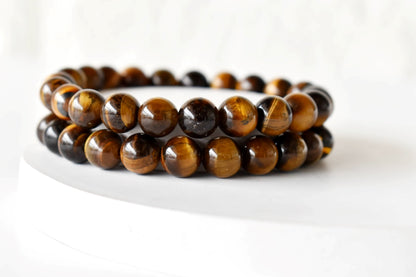 Tiger Eye Bracelet (Spiritual Stability and Self-Confidence)  DestGlow
