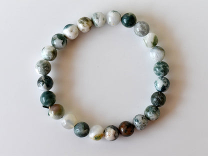 Tree Agate Bracelet (Sense of Peace and Inner Tranquility)  DestGlow