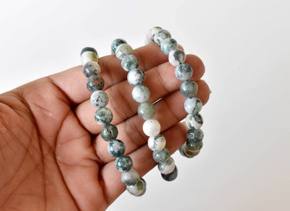 Tree Agate Bracelet (Sense of Peace and Inner Tranquility)  DestGlow