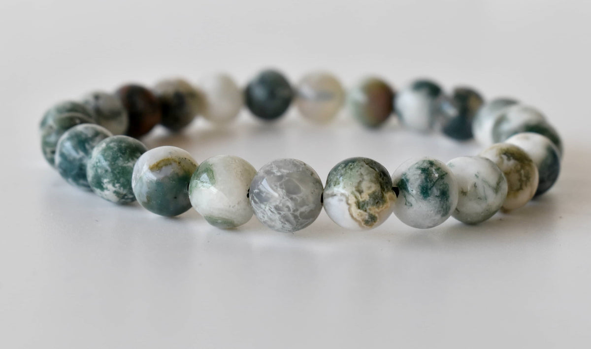 Tree Agate Bracelet (Sense of Peace and Inner Tranquility)  DestGlow