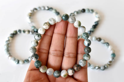 Tree Agate Bracelet (Sense of Peace and Inner Tranquility)  DestGlow