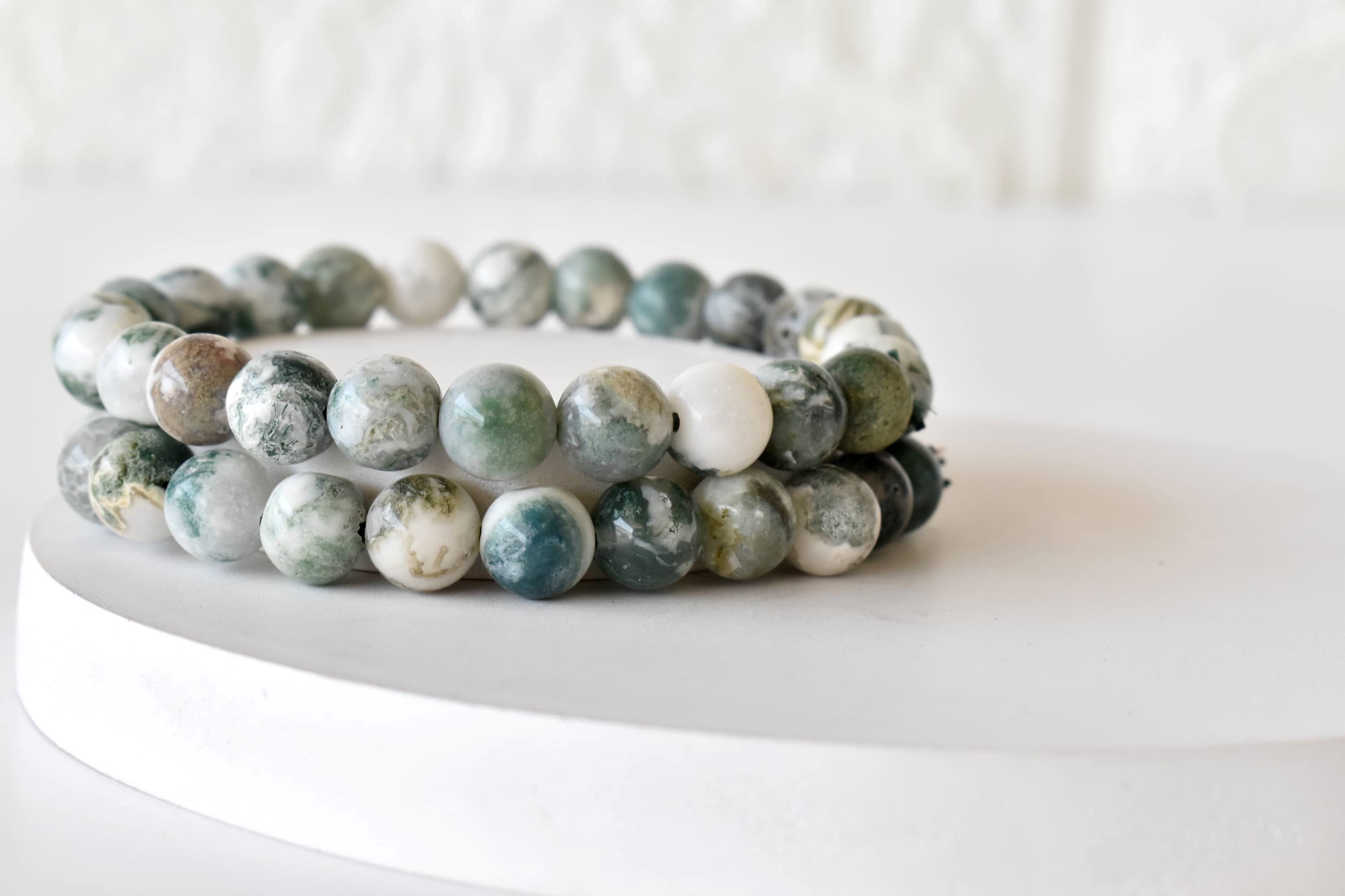 Tree Agate Bracelet (Sense of Peace and Inner Tranquility)  DestGlow