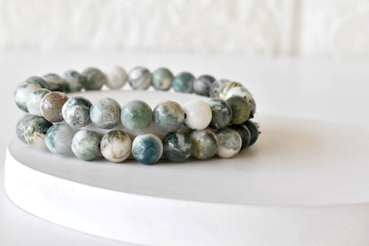 Tree Agate Bracelet (Sense of Peace and Inner Tranquility)  DestGlow