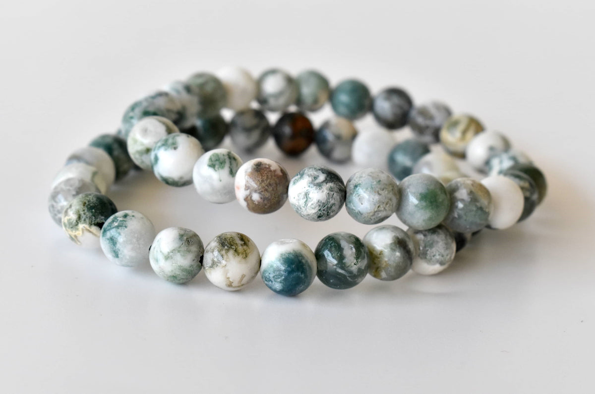 Tree Agate Bracelet (Sense of Peace and Inner Tranquility)  DestGlow