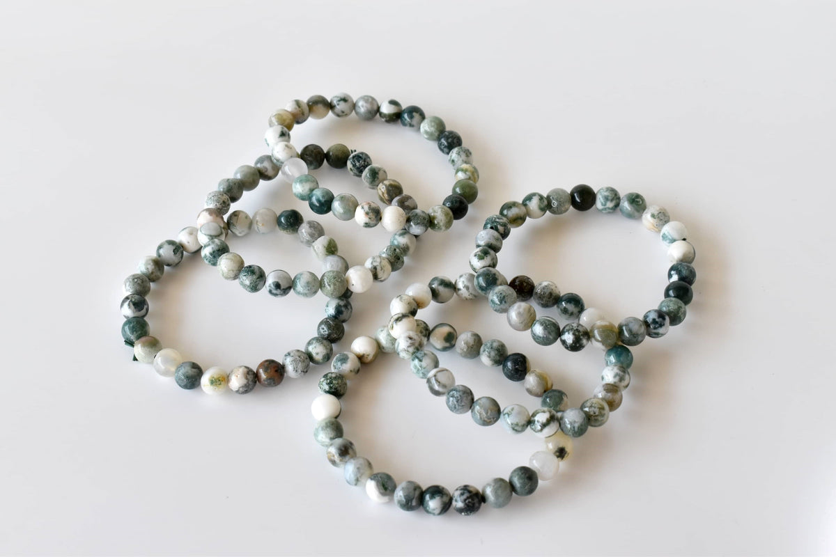 Tree Agate Bracelet (Sense of Peace and Inner Tranquility)  DestGlow
