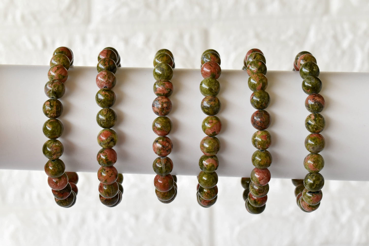 Unakite Bracelet (Vision and Inner Peace).  DestGlow