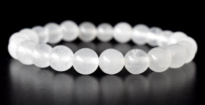 White Agate Bracelet (Concentration and Trauma)  DestGlow
