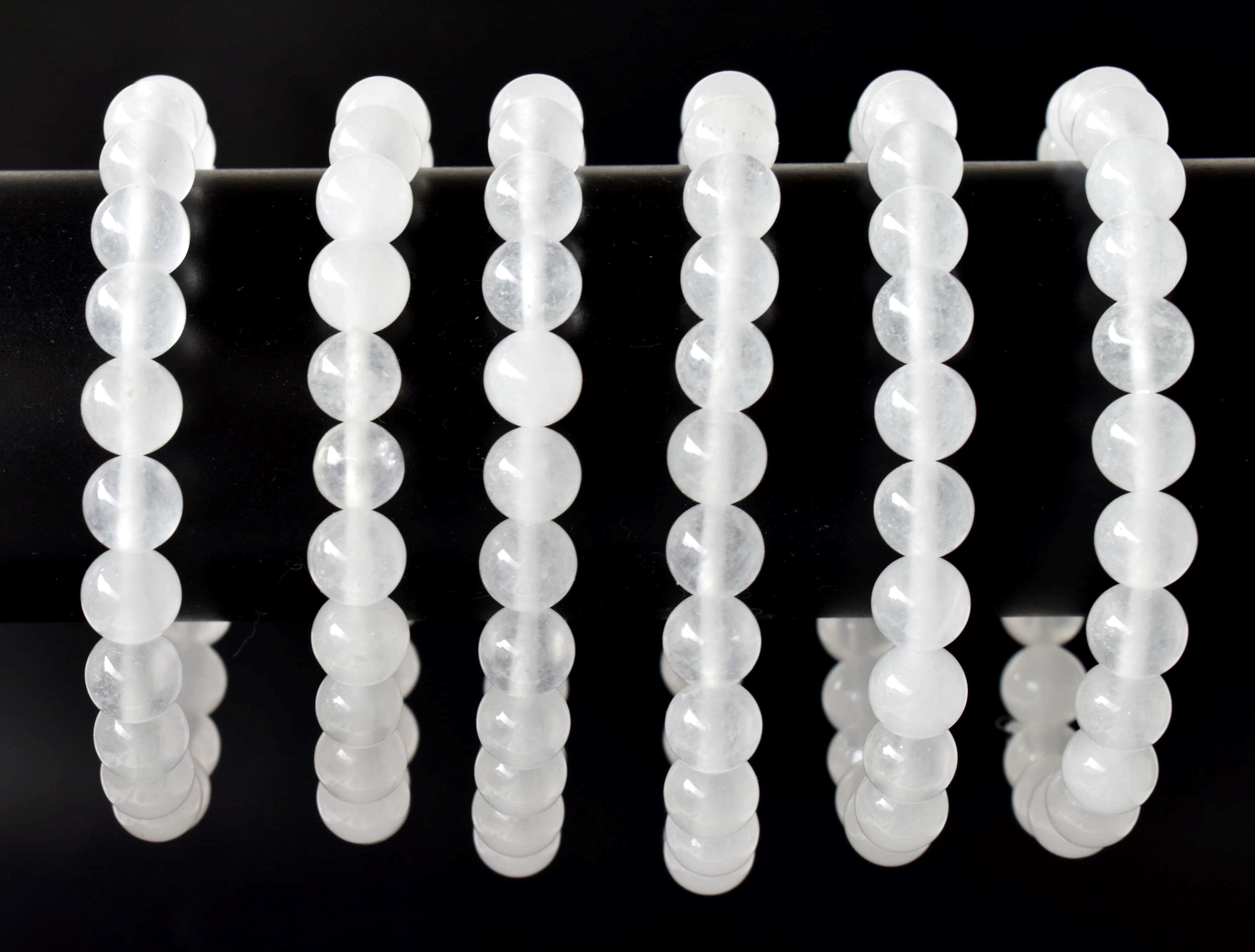 White Agate Bracelet (Concentration and Trauma)  DestGlow