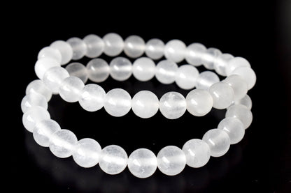 White Agate Bracelet (Concentration and Trauma)  DestGlow