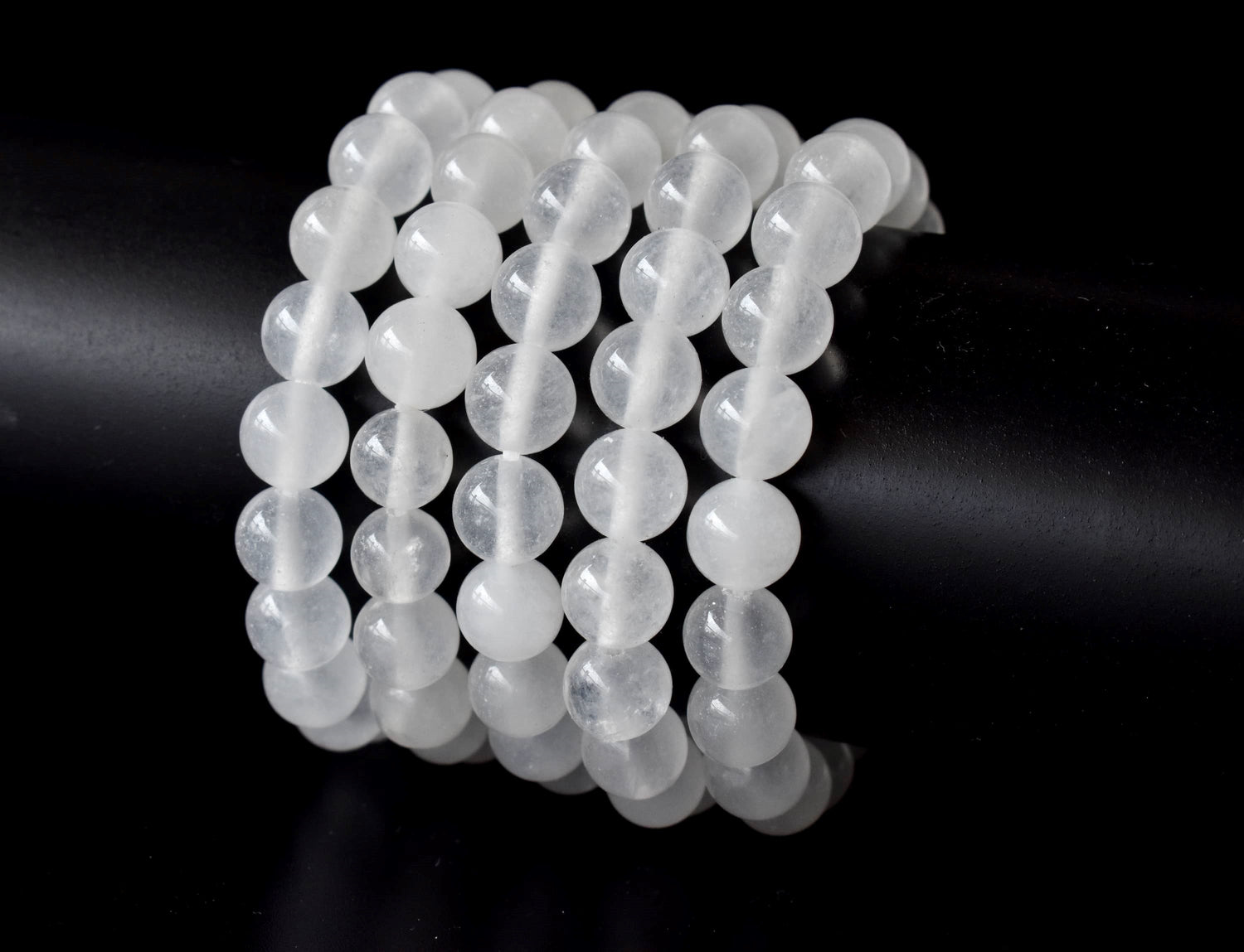 White Agate Bracelet (Concentration and Trauma)  DestGlow