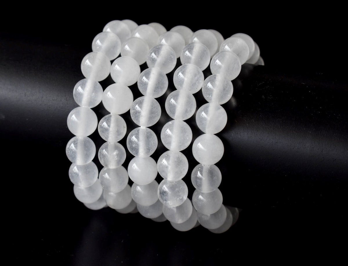 White Agate Bracelet (Concentration and Trauma)  DestGlow