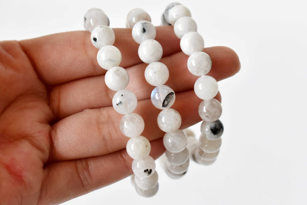 Rainbow Moonstone Bracelet (Growth and Inspiration)  DestGlow
