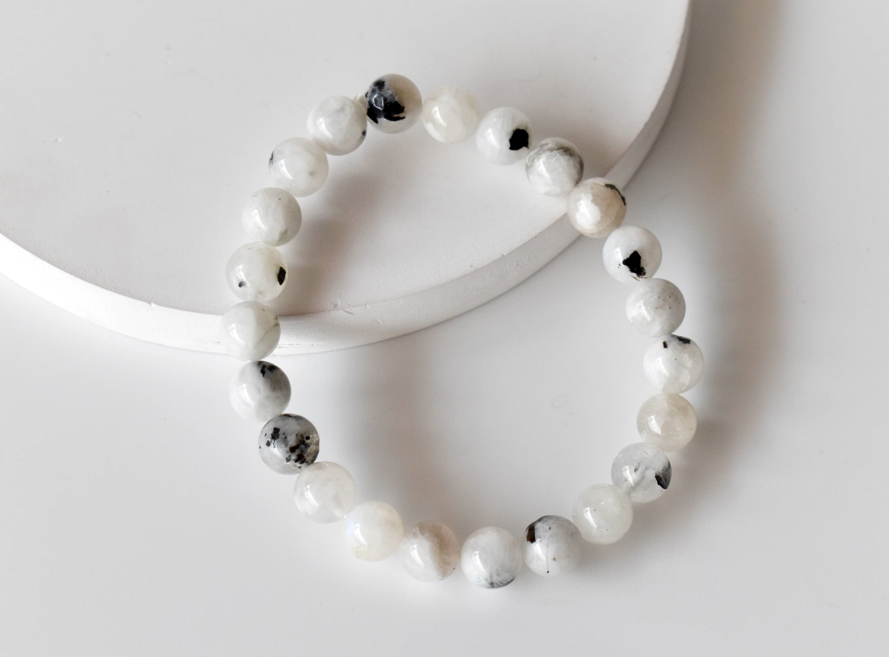 Rainbow Moonstone Bracelet (Growth and Inspiration)  DestGlow