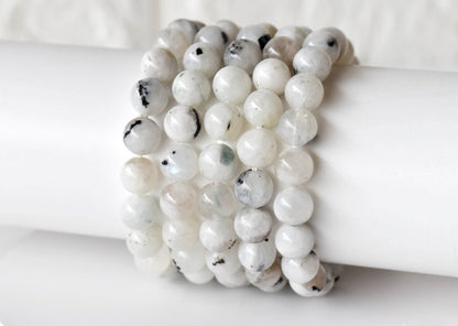 Rainbow Moonstone Bracelet (Growth and Inspiration)  DestGlow