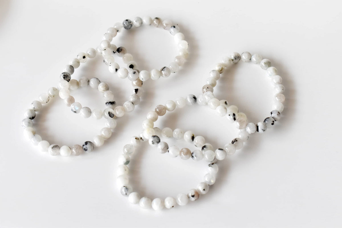 Rainbow Moonstone Bracelet (Growth and Inspiration)  DestGlow
