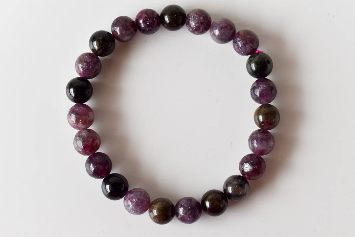 Watermelon Tourmaline Bracelet(Sense of Compassion and Sympathy)  DestGlow