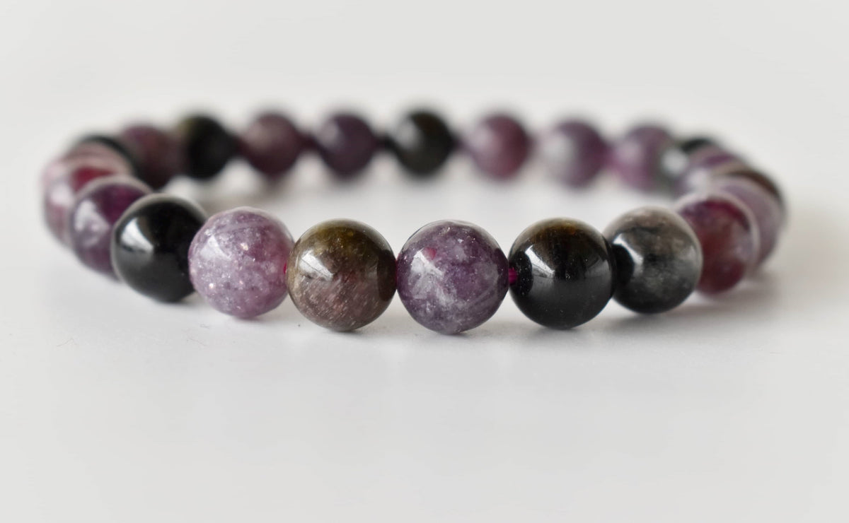 Watermelon Tourmaline Bracelet(Sense of Compassion and Sympathy)  DestGlow