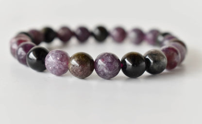 Watermelon Tourmaline Bracelet(Sense of Compassion and Sympathy)  DestGlow
