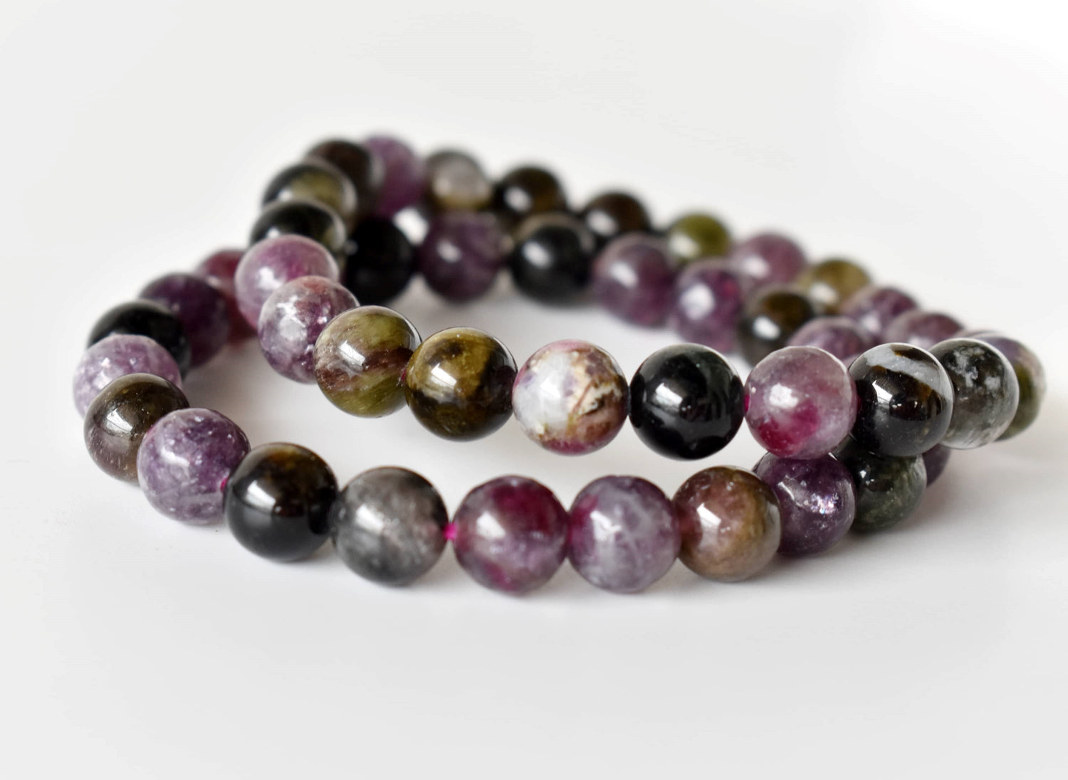 Watermelon Tourmaline Bracelet(Sense of Compassion and Sympathy)  DestGlow