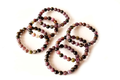 Watermelon Tourmaline Bracelet(Sense of Compassion and Sympathy)  DestGlow