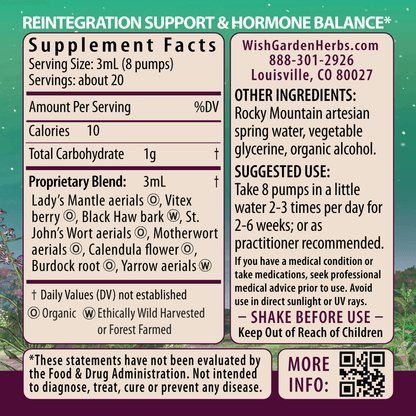 ReBalance After Birth Hormonal by WishGarden Herbs