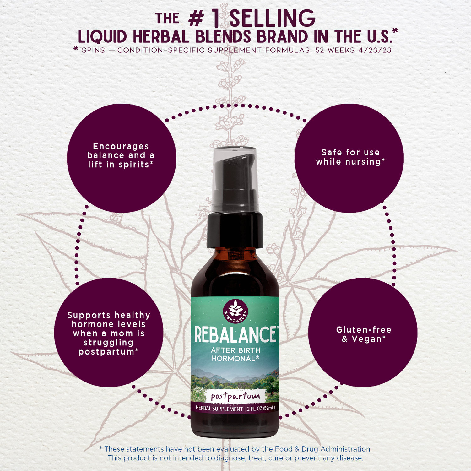ReBalance After Birth Hormonal by WishGarden Herbs