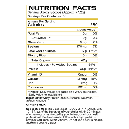 RECOVERY PROTEIN - DestGlow
