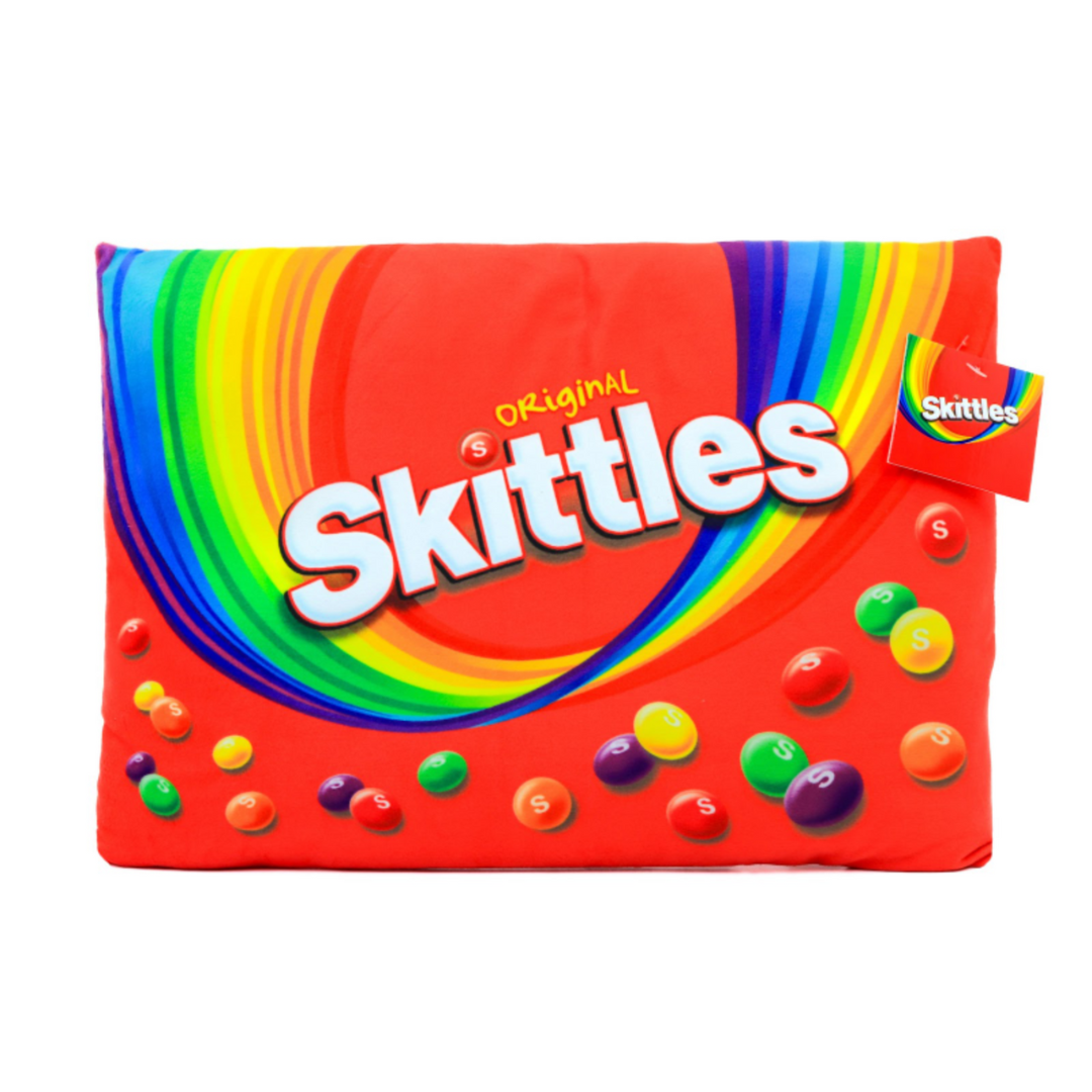Rectangular Pillow Skittles Red  DestGlow