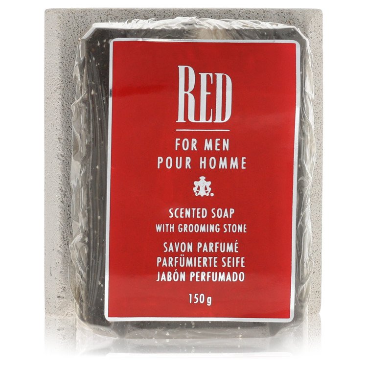 Red by Giorgio Beverly Hills Scented Soap 5.2 oz for Men by Avera Group