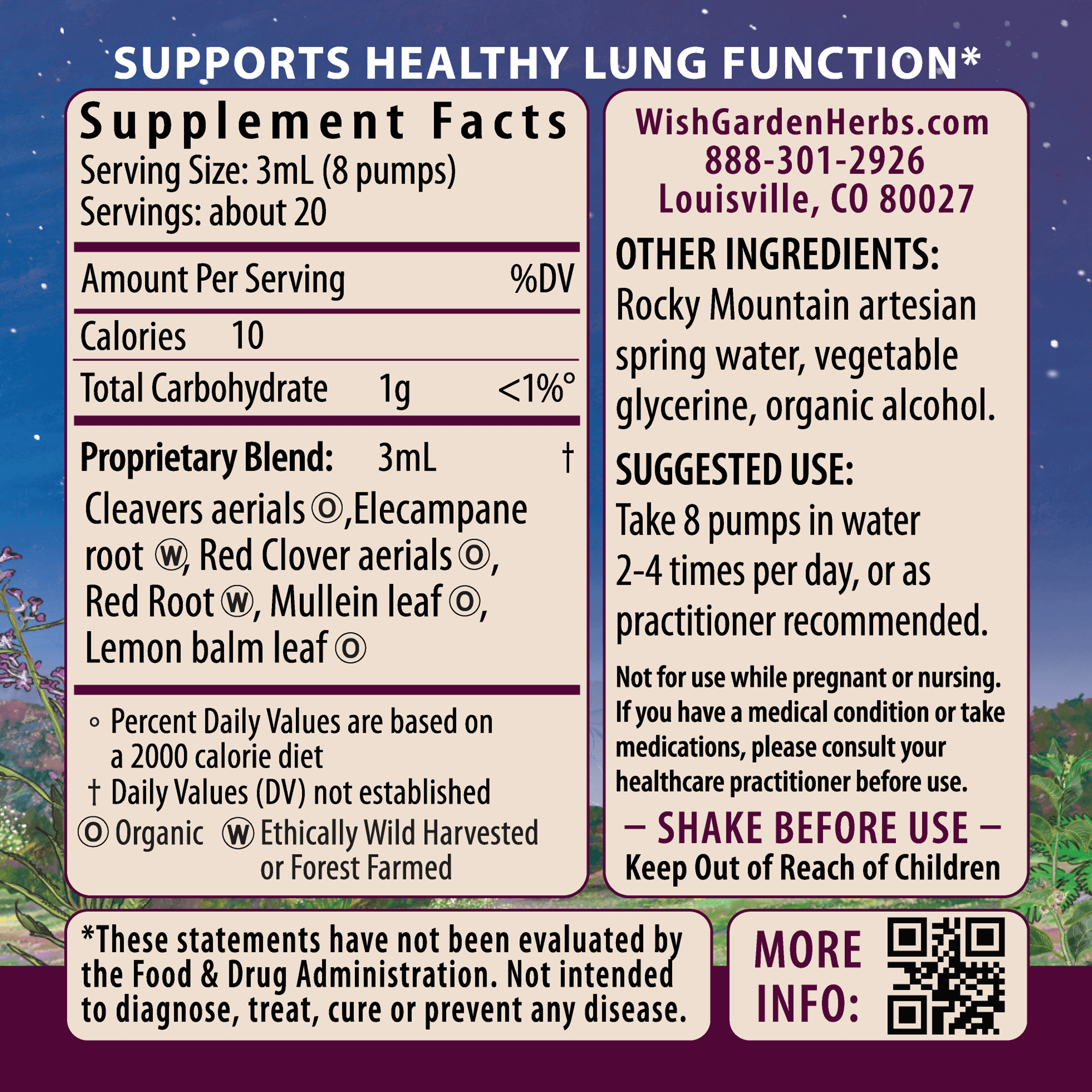 Respiratory Strength Daily Support by WishGarden Herbs