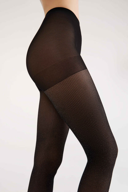 Fantasy Shimmering Tights Conte Rete Lurex - Fine Mesh Imitation