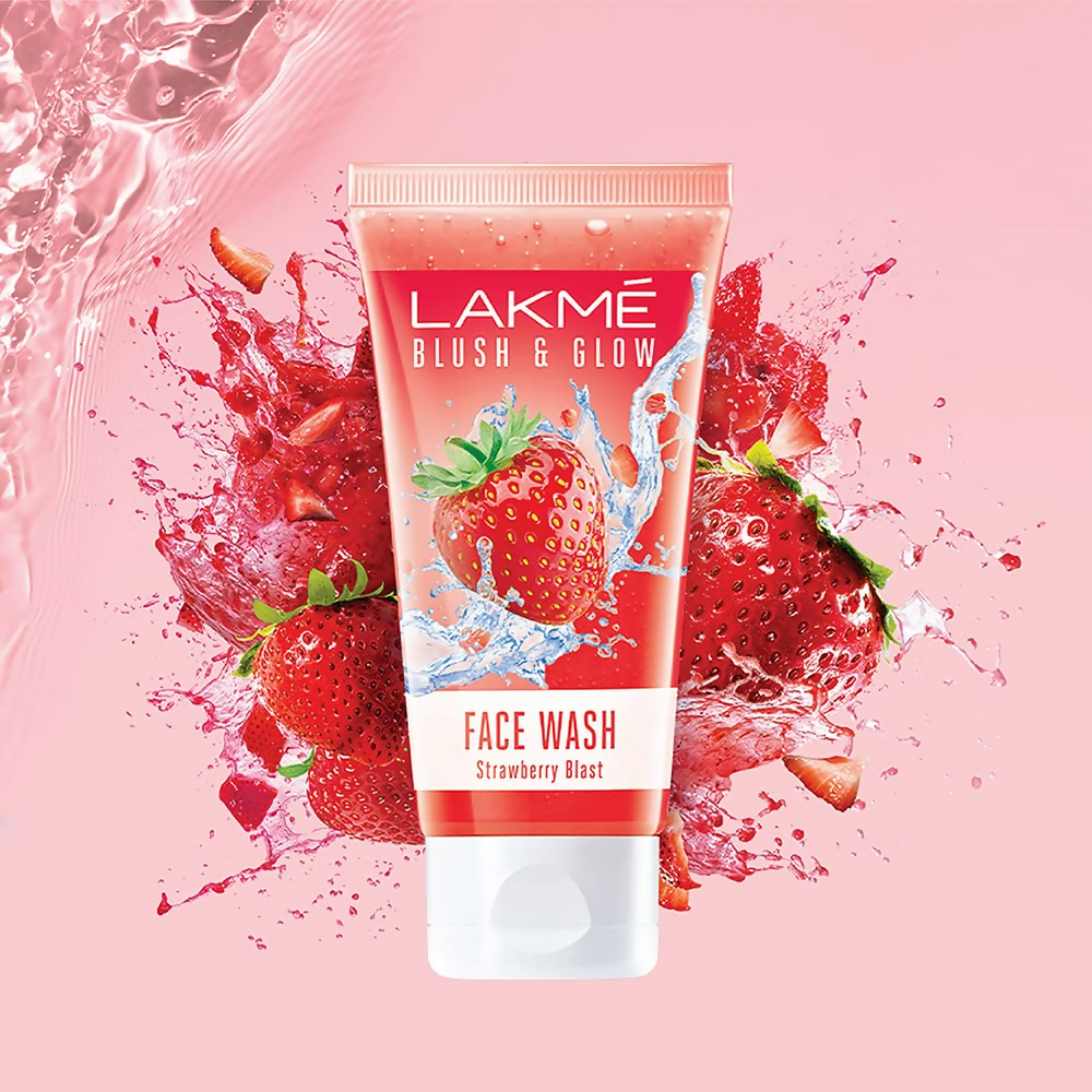 Lakme Blush &amp; Glow Strawberry Freshness Gel Face Wash