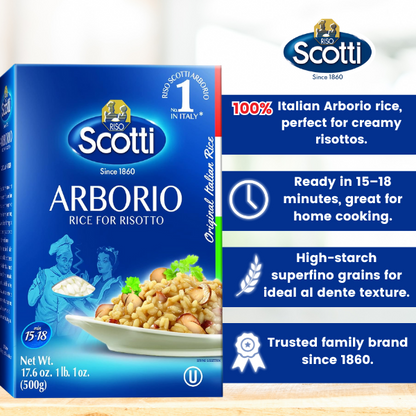 Riso Scotti, Arborio Rice, 1 lb (500 g)