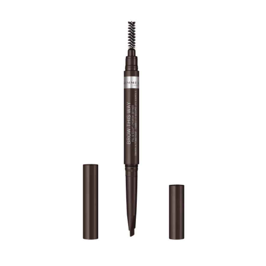 RIMMEL LONDON Brow This Way Fix &amp; Sculpt Eyebrow Definer - Dark Brown by Avera Group