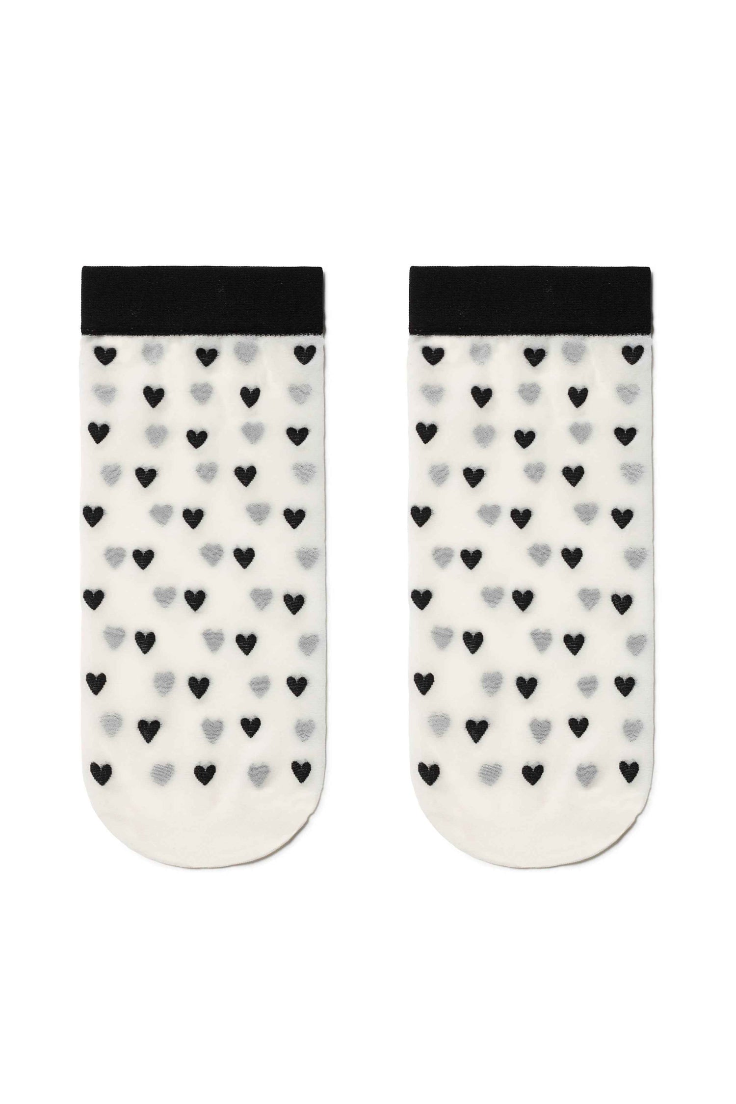 Socks Conte Fantasy - Hearts Pattern