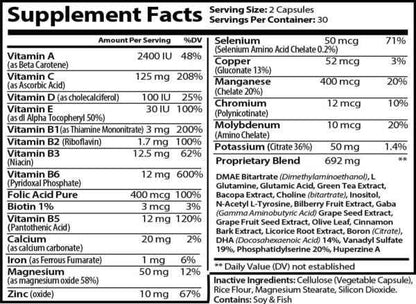 Intellect | Focus, Memory &amp; Reaction Nootropic Capsules