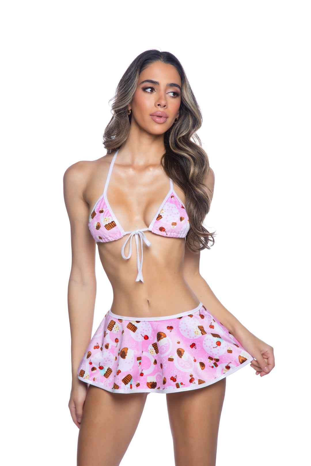 Cuddle Bikini &amp; Skirt 3Pc Set
