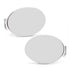 Sterling Silver Infinity Edge Oval Engravable Cufflinks by Cufflinks.com