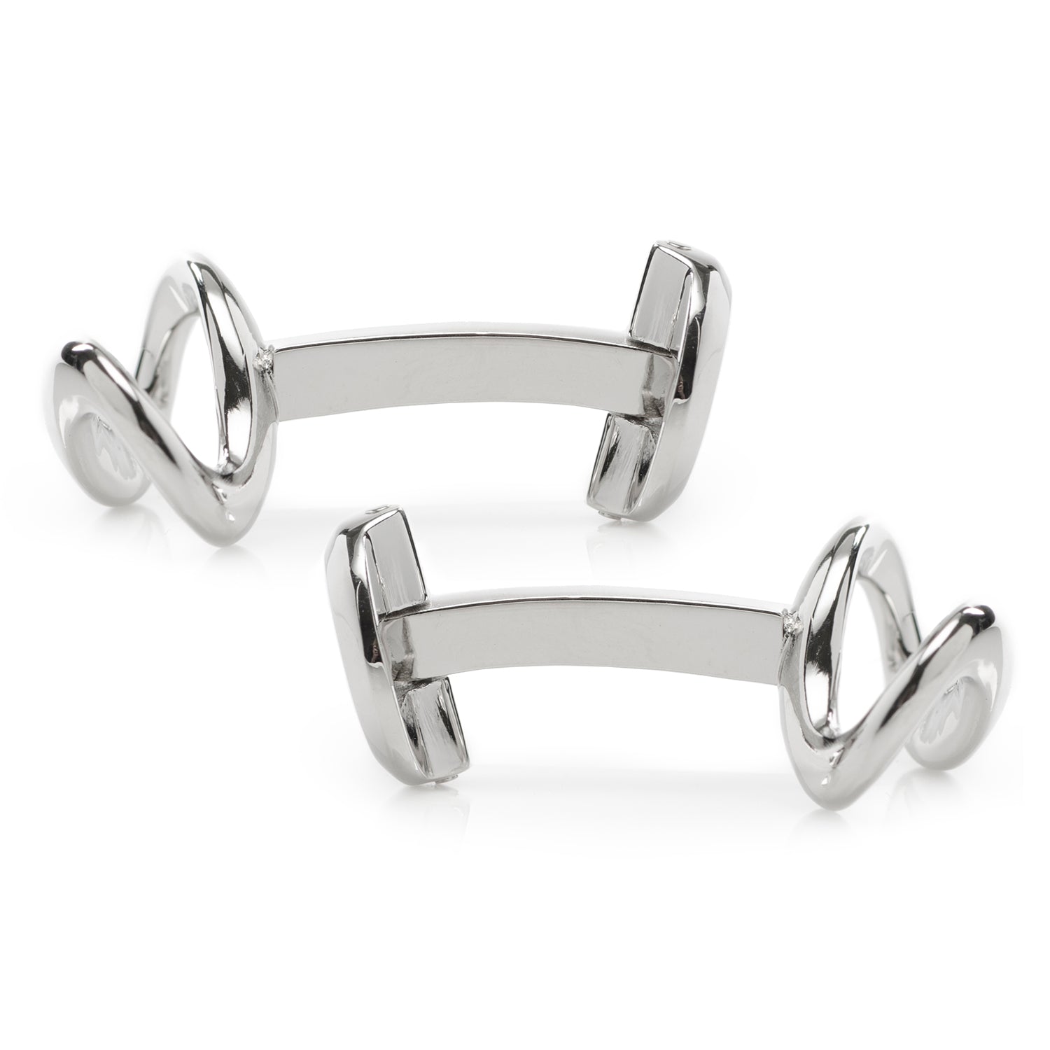 Sterling Silver Infinity Symbol Cufflinks by Cufflinks.com