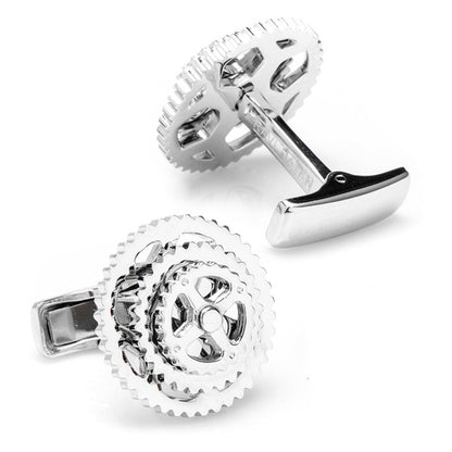 Sterling Silver Cyclist Cufflinks by Cufflinks.com