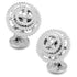 Sterling Silver Cyclist Cufflinks by Cufflinks.com