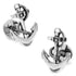 Sterling Silver Boat Anchor Cufflinks by Cufflinks.com