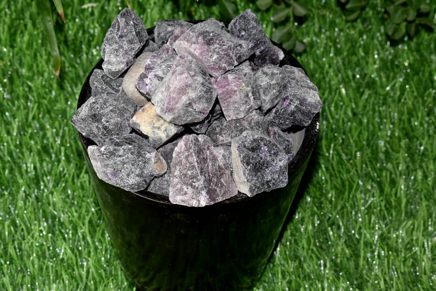 Purple Fluorite Rough Natural Stones 1 inch Purple Fluorite Raw Stones, Raw Crystal Chunks in pack size 4oz, 1/2lb, 1lb.  DestGlow